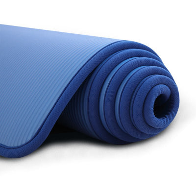 Tapis de gym bleu