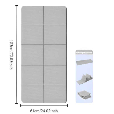 Tapis de gym gris 