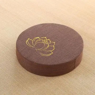 Zafu méditation yoga marron