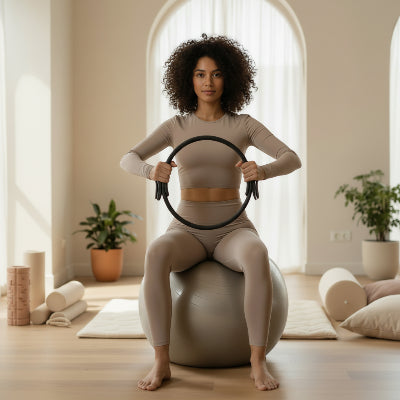 Anneau de pilates exercice post portum