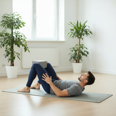 brique yoga homme se pratique au pilates