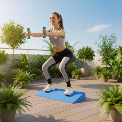 brique yoga triangulaire fille fait du pilates