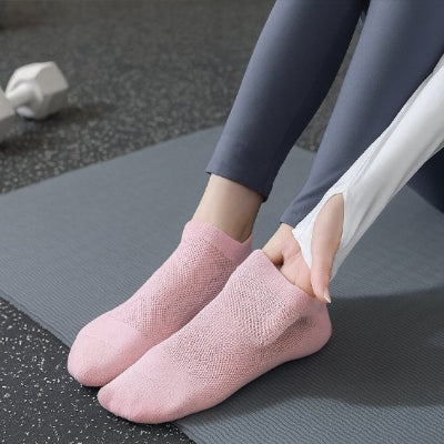 Chaussette yoga rose non glissant