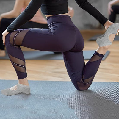 Chaussettes antidérapantes grises