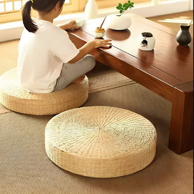 Coussin yoga tressé