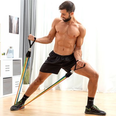 Elastique musculation a la maison