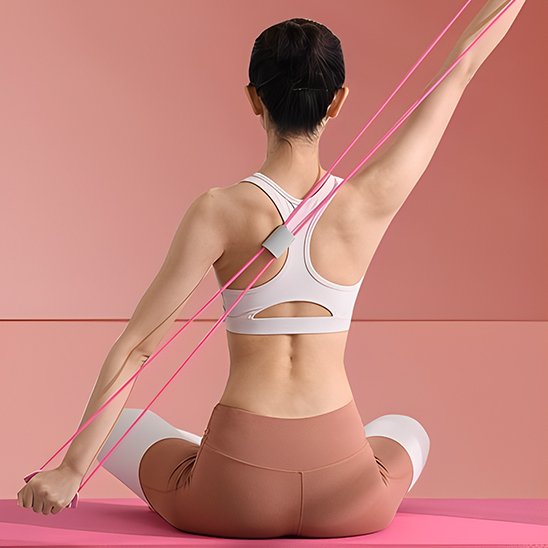 Élastique musculation étirement