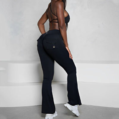 Legging sport femme noir flexible