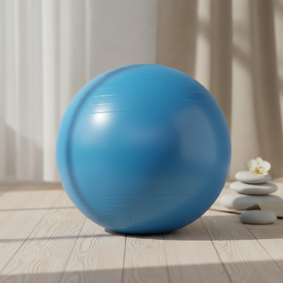 swiss ball 65 cm bleu