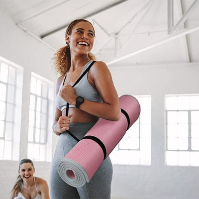 Tapis de gym facile à transporter 