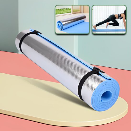 Tapis de sport avec sangle de transport