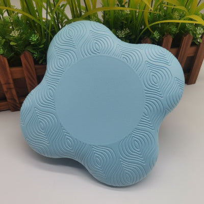 tapis pilates genouillére bleu