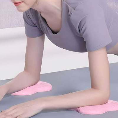 Tapis pilates genouillére de yoga rose