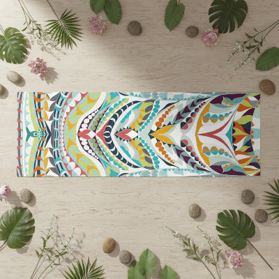 tapis yoga imprimable colore