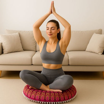 Zafu pour yoga et méditation